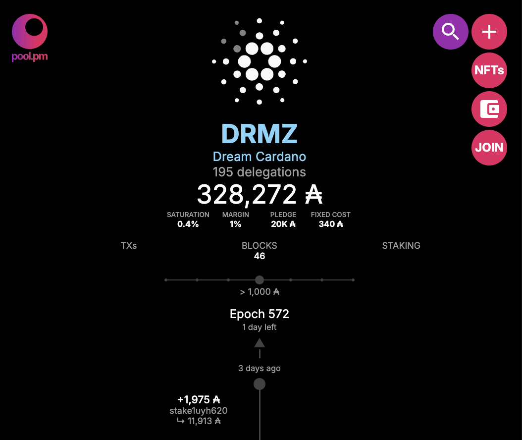 DRMZ on Pool Pm